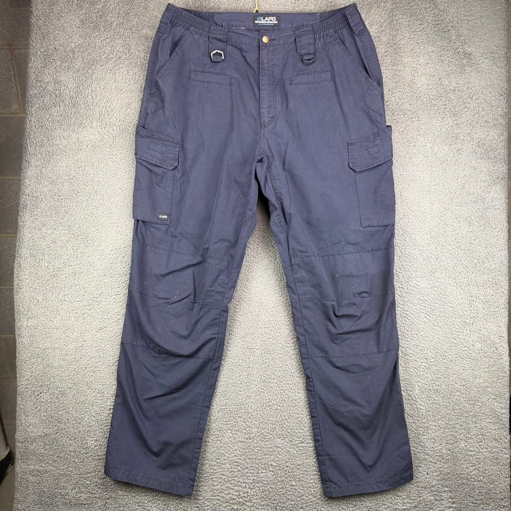 LA Police Gear LAPG Basic Operator Tactical Pants Navy Blue Ripstop Mens 40x32
